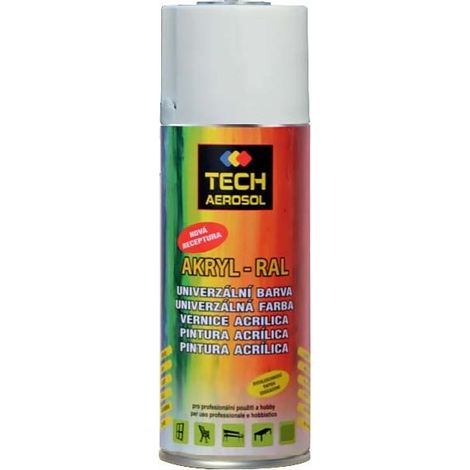 Vernice spray acrilica multiuso 400ml - giallo segnale RAL 1023 - SPRAY