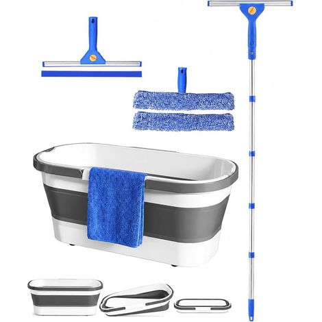 Window Cleaning Kit, Includes Collapsible Bucket 12 L (1/5)