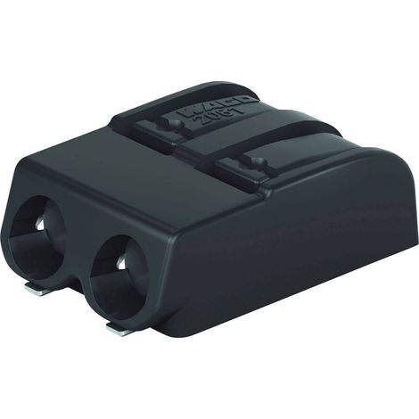 Borne CMS de circuit imprimé WAGO 2061-622/998-404 1.50 mm² Nombre de pôles 2 noir 1 pc(s) (1/3)