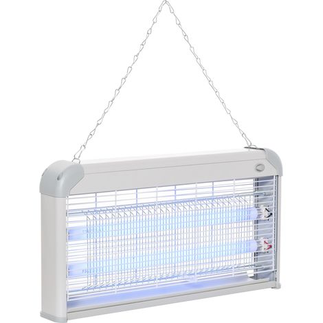 Lampada antizanzare elettrica 30W copertura 60 m² esterno interno (1/5)