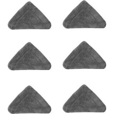 Tete De Vadrouille - 360 Degres Rotative Reglable - Pour Sols Vitres Fenetres - 6 Coussinets Microfibre (1/4)