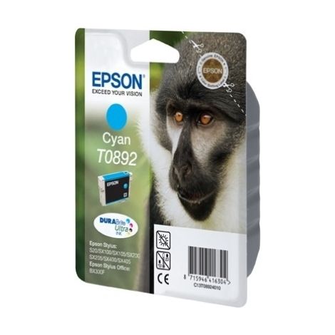Monkey Singlepack Cyan T0892 DURABrite Ultra Ink