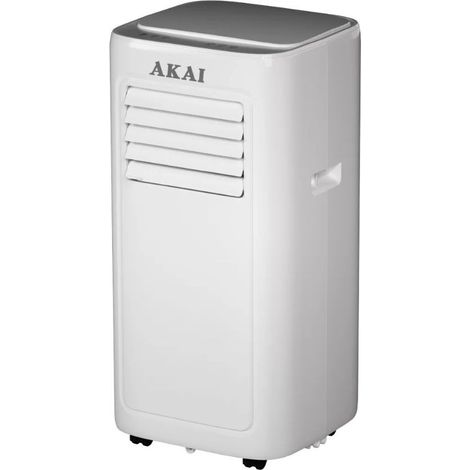 Climatiseur Portable Akai 7000 Btu (Gaz R290), Classe A, Fonction Déshumidificateur, Télécommande Et Minuterie - Acp730k-j
