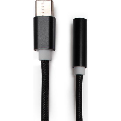 Adattatore USB-C / audio  jack 3,5mm - Nero - mooov (1/4)