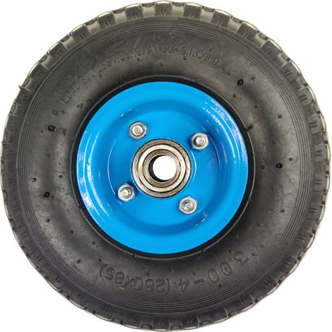 Ruota carriola Geko 3.00-4 portata 136 kg pneumatico (1/3)