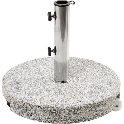 Sonnenschirmfuß CERZETO Grau Rund 30 kg