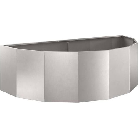 Maison Exclusive - Pflanzkübel Silber 120 x 60 x 35 cm Edelstahl