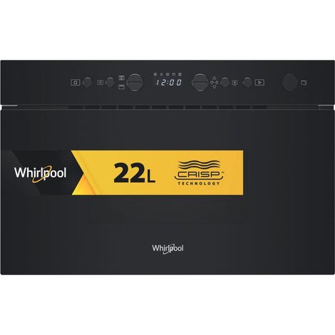 WHIRLPOOL - Micro-ondes encastrable noir Crisp - WMN14BBF