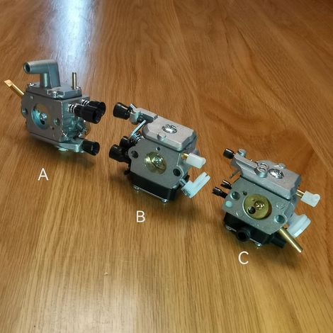 Vergaser Ersatzset mit 2 Dichtungen für Rasenmäher (1/5)