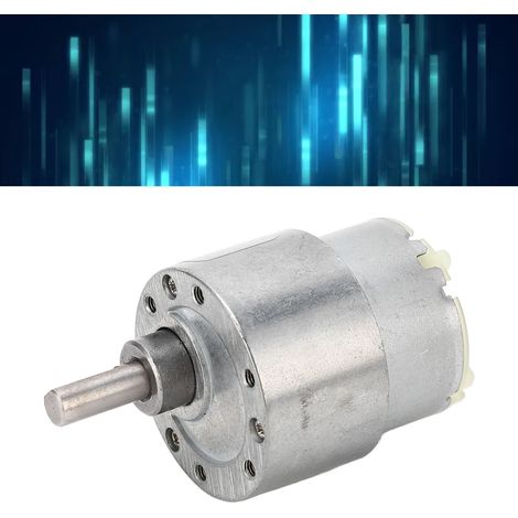 JGB37-500 Moteur pour équipement d'automatisation, moteur pour caméra, moteur à engrenages CC 12 V CC 25 tr/min (1/5)