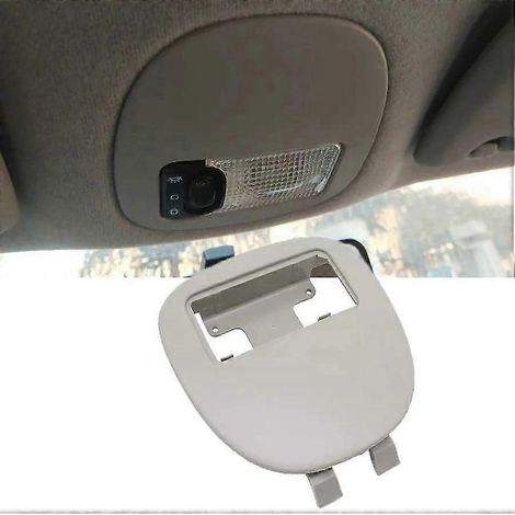 9625049077 Cubierta de panel de luz de lectura de techo delantera gris para interior de coche, compatible con Peugeot 206 207 (1/4)