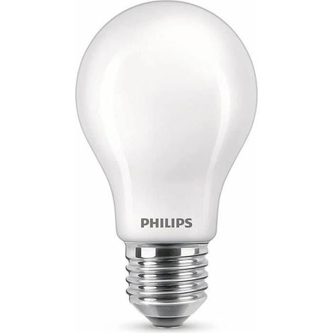 Philips led classic 60w standard e27 blanco calido no dimmable pack de 2