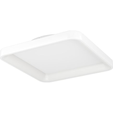 Lumière de plafond LED élégante Loretello 35x35cm - blanc - 901249