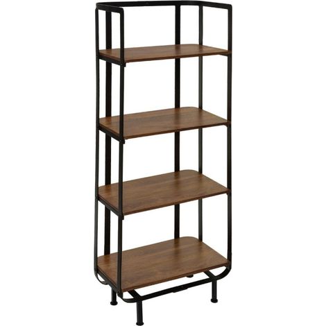 Etagère Courbe 4 niveaux bois de manguier Atmosphera (1/5)
