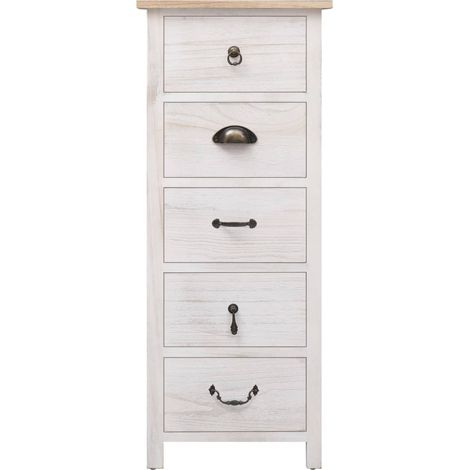 Meubles de Rangement,Armoire latérale 35x25x87 cm Bois de Paulownia CFW963809 (1/5)