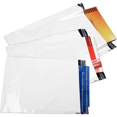 Pochette polyéthylène 360 x 485 mm 60 microns - Paquet de 100 (1/2)