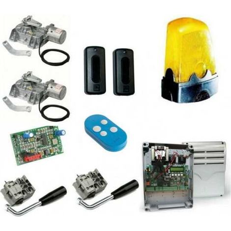 Motore Interrato Con Encoder Kit 2 Pezzi Per Cancelli A Battente Fino A 3,5 M Per Anta FROG-AE