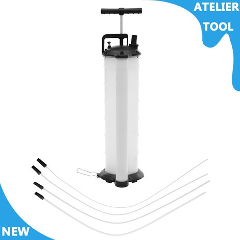 ATELIER Pompe d'extraction liquide lourde manuelle d'extracteur d'huile 6.8L/1.8Gal avec des tuyaux 4x (1/5)