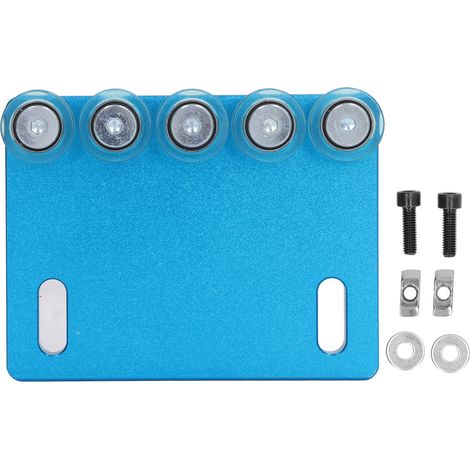 Roulette auxiliaire pour plaque étroite guide d'alimentation à 5 rouleaux 11 cm - Accessoire machine à chants (1/5)