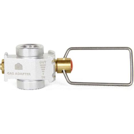 Adaptateur de conversion de réservoir plat Gas Saver Plus, convertisseur de gaz, valve d'adaptateur de gaz de camping (1/5)