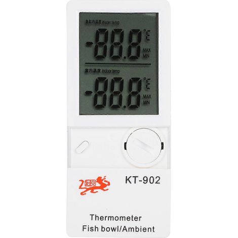 Thermomètre numérique LED pour aquarium, haute précision de surveillance de la température pour aquarium d'intérieur (1/3)