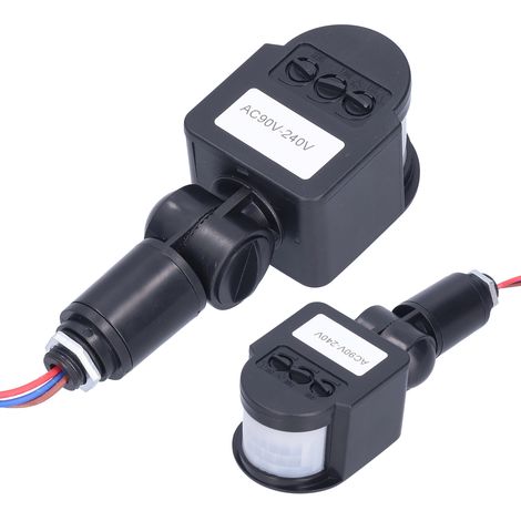 Détecteur de Mouvement Infrarouge PIR Intelligent pour Escaliers, Couloirs et Pièces, Alimentation 90-240V AC (1/5)