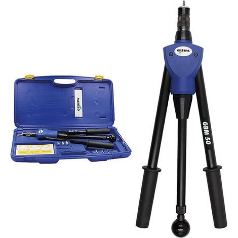 Gesipa GBM 50 Kit  Remachadora Tuercas Remachables M3–M10  2,40kg  Industrial 1 kit (maletín)