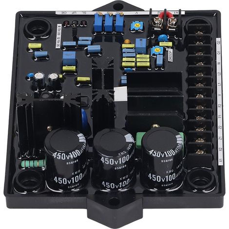 Régulateur automatique de tension AVR pour groupe électrogène, stabilisateur de tension alternative 250V avec fusible (1/5)