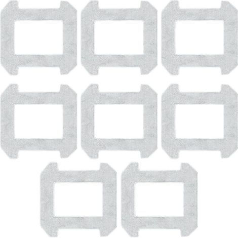 8 pièces serpillières pour Dreame C1 / C1 Station robot de nettoyage de vitres pièce de rechange, chiffon de vadrouille en microfibre lingettes lavables accessoires (1/5)