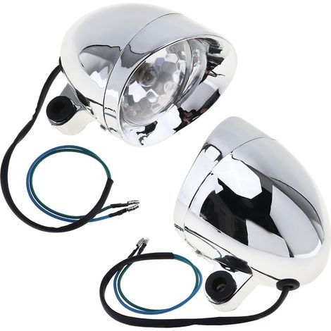 Scheinwerfer und Nebelscheinwerfer für Autos und Motorräder, wasser- und staubdichte LED-Lampen, hohe Leuchtkraft, 2er-Pack – AquaForge