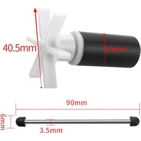 YMYNY Pour Lay Z Spa Pompe à eau Rotor Silencieux Aquarium Jardin Piscine Accessoires Pompe Turbine Avec (1/4)