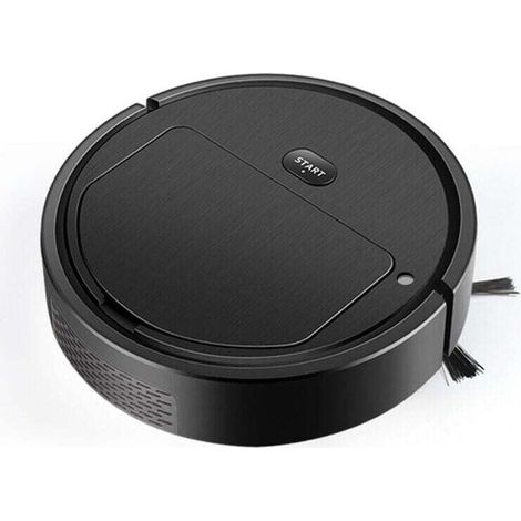 Robot Aspirateur Laveur, Aspirateur Robot Laveur avec auto-boost, 5.5cm Super-mince, Auto-rechargeable, idéal pour nettoyer les poils d'animaux, les tapis, les carreaux, les sols durs,de (1/4)
