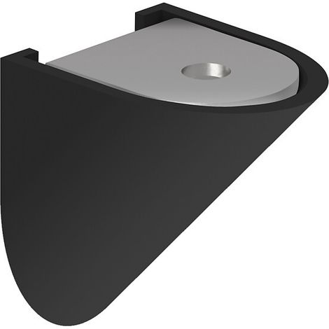 Slid'Up By Mantion – Lot de 16 taquets d'assemblage en acier noir pour meubles – Équerres dissimulées – Finition parfaite – Visserie incluse