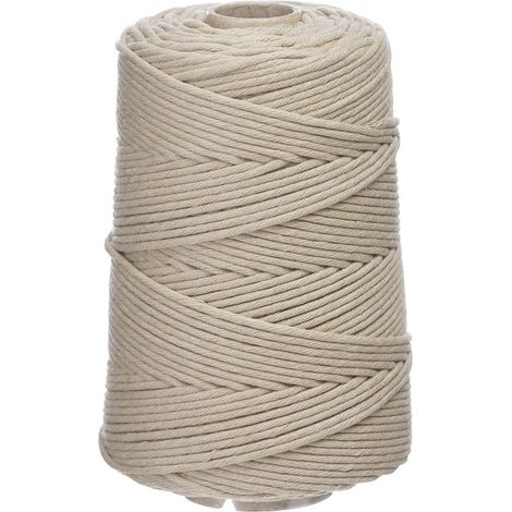 Hilo de algodón de 3 mm, 100 m de arena
