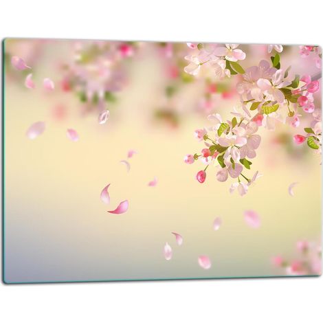 Schneidebrett aus Glas, 52x40 cm, Blumen (1/5)