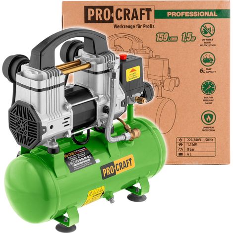 Compresseur Procraft AC7 1 100 watts 8 bars (1/5)