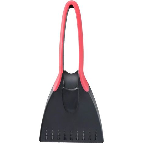 Car Ice Scraper, Car Frost Squeegee with Non-Slip Handle, Car Windscreen Scraper, Plastic Scraper, Universal Car Windshield Tools (Red) (1/5)