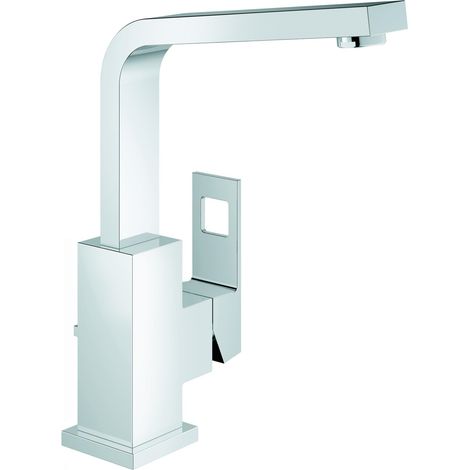 Mezclador monomando de lavabo EUROCUBE DN 15 grafito duro cepillado GROHE (1/3)