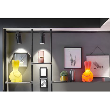 Jumpie Light orange lampada da tavolo originale Slide in polietilene colorata coniglio di design luce per ambienti interni ed esterni