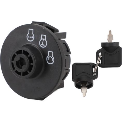 Ortviai Commutateur d'allumage pour tondeuses Toro et ExMark – 2 clés incluses, résistant à la corrosion