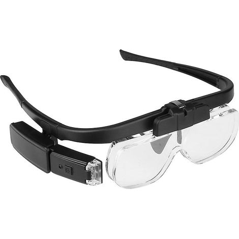 Loupe frontale mains libres avec bandeau, rechargeable pour la lecture. (1/5)