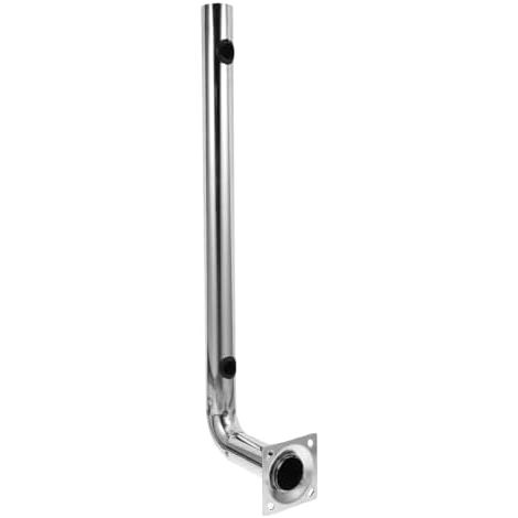 Support de Montage Antenne Extérieur Robuste en Acier Inoxydable, Fixation Murale ou Poteau pour Installation d'Alarme à Faisceau Infrarouge et Caméra Sécurité -