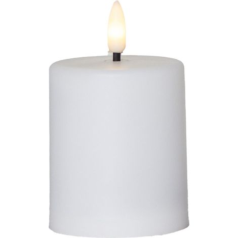 LED Grabkerze Paula flackernde Flamme Timer + Dämmerungssensor H 10cm (1/2)