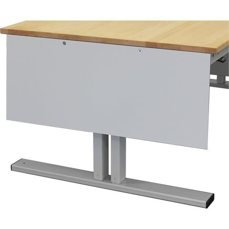 Rau Scherblende, für Arbeitsplatztiefe 1000mm