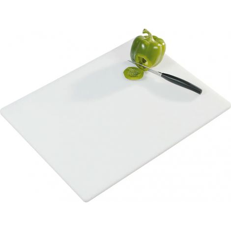 Planche à découper professionnelle en plastique - Blanc - L 50 x l 38 cm - Livraison gratuite (1/2)