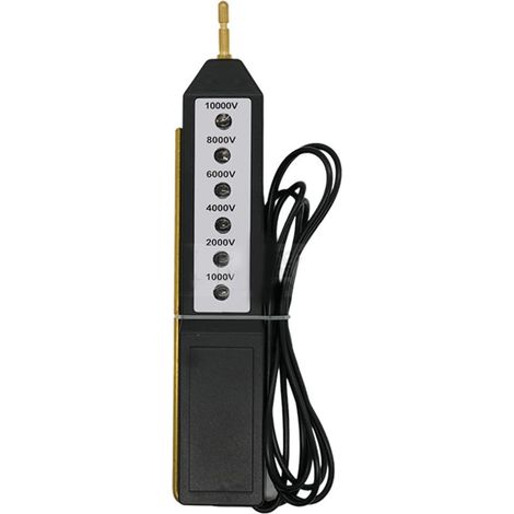 Testeur de tension étanche pour clôture électrique, gamme 10 KV, avec 6 voyants lumineux, détecteur de tension pour système de mise à la terre d'excitateur de câble métallique (1/5)