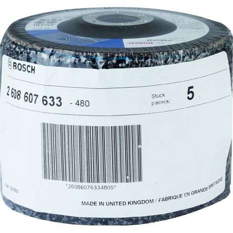 Disco limpiador N377 Best for Metal 125 mm 2223 mm SiC BOSCH 2608607633