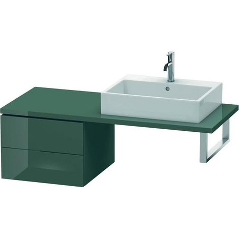 DU US für Konsole L-Cube 400x520x548mm 2 Schubkästen, Dolomiti Grey Hochglanz (1/5)