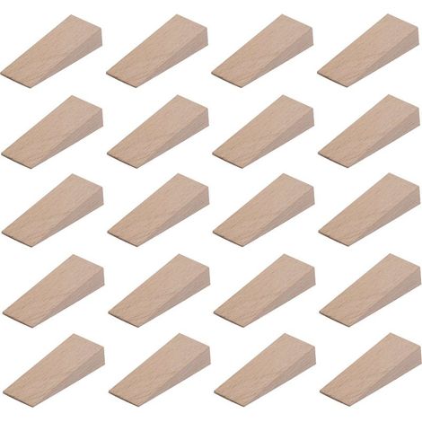 Cuneo universale in legno 55x20x6mm – Fermaporta per regolazione precisa – Per legno massello e teak – Stabilizzazione mobili (1/2)