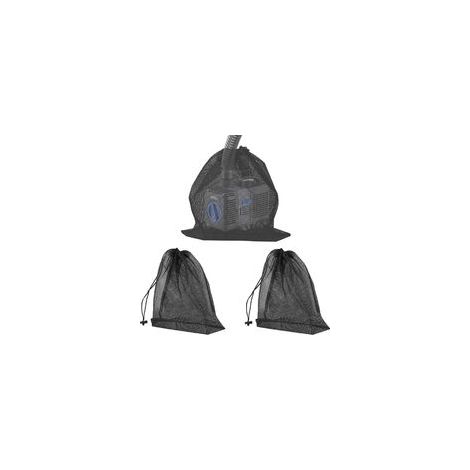 3 PCS Sac en Filet de Filtre de Pompe Sac de Filtre de Pompe d'Étang avec Cordon de Serrage Sac Filtrant de Pompe à Eau Sac de Barrière de Pompe pour Filtre Bassin Exterieur(4030cm2/4545cm) (1/5)